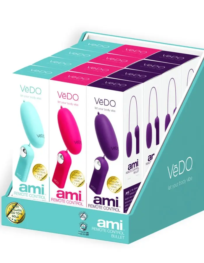 Ami Remote Control Bullet 12pc Display