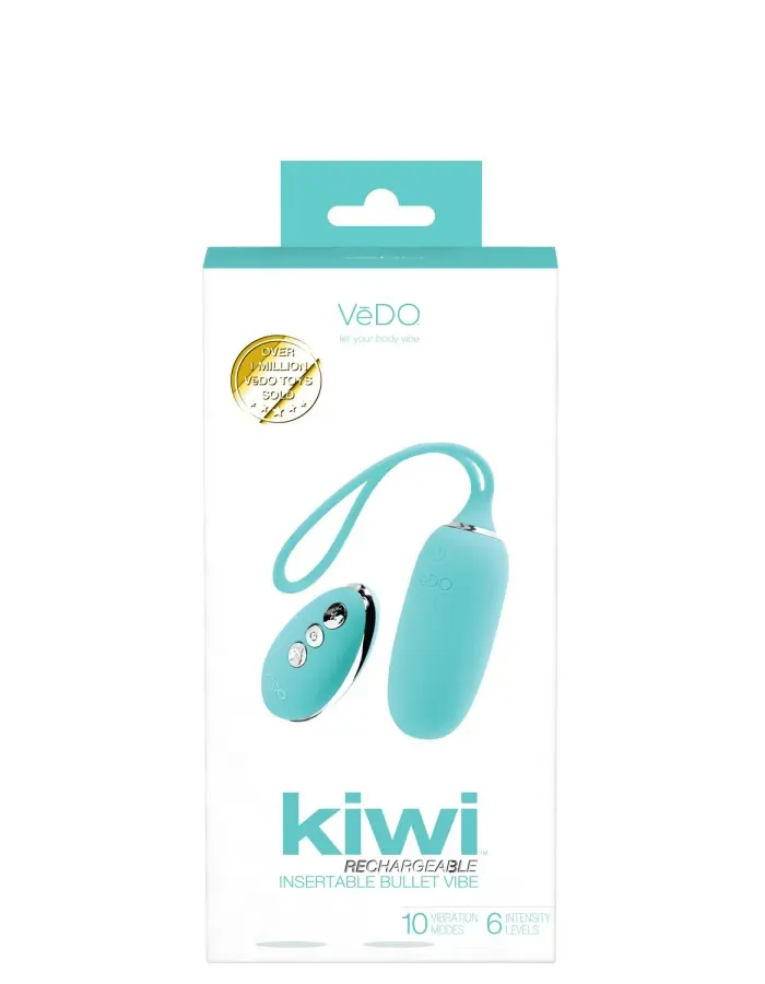 Kiwi Rechargeable Insertable Bullet - Tease Me Turquoise