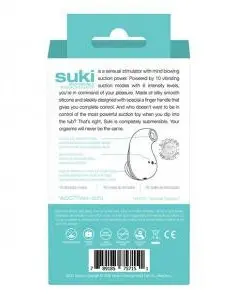 Suki Rechargeable Sonic Vibe - Tease Me Turquoise