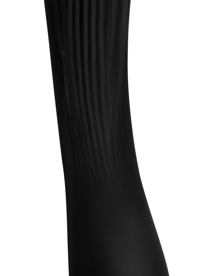 7x Bendable Silicone Vibrator - Black