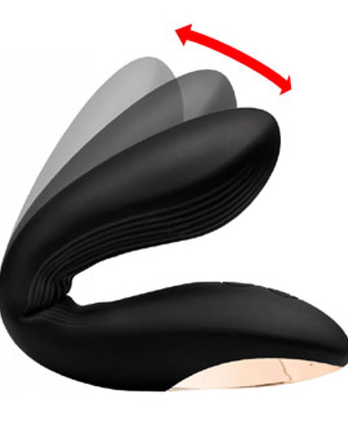 7x Bendable Silicone Vibrator - Black