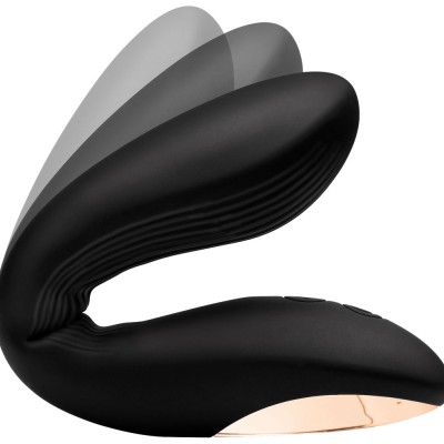 7x Bendable Silicone Vibrator - Black