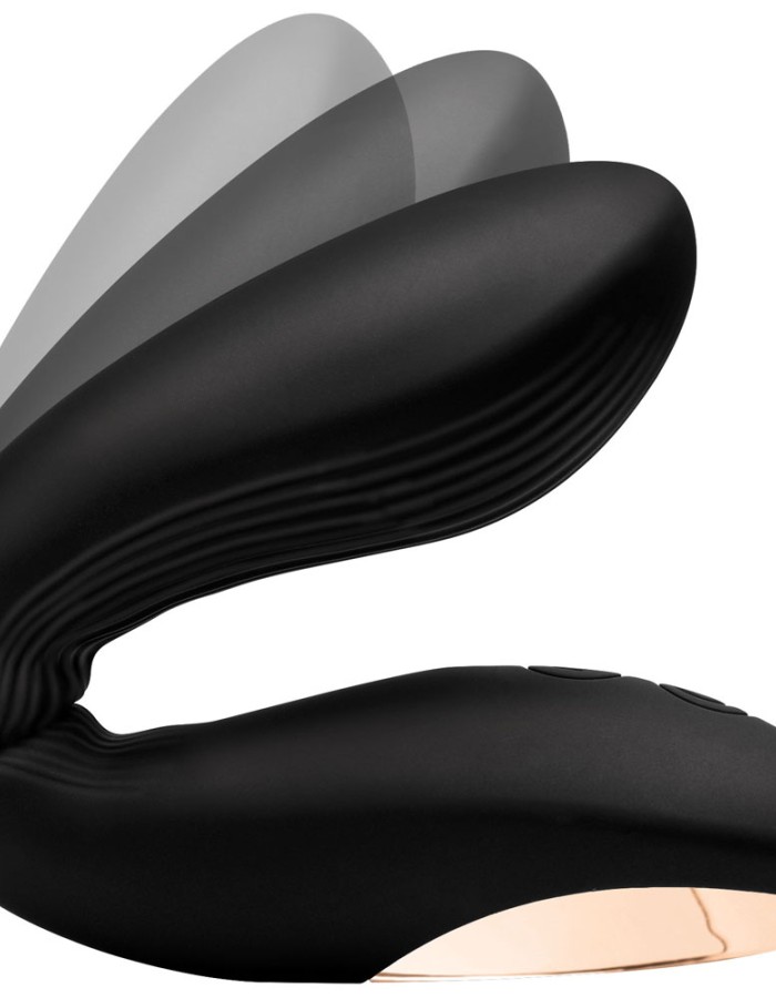 7x Bendable Silicone Vibrator - Black