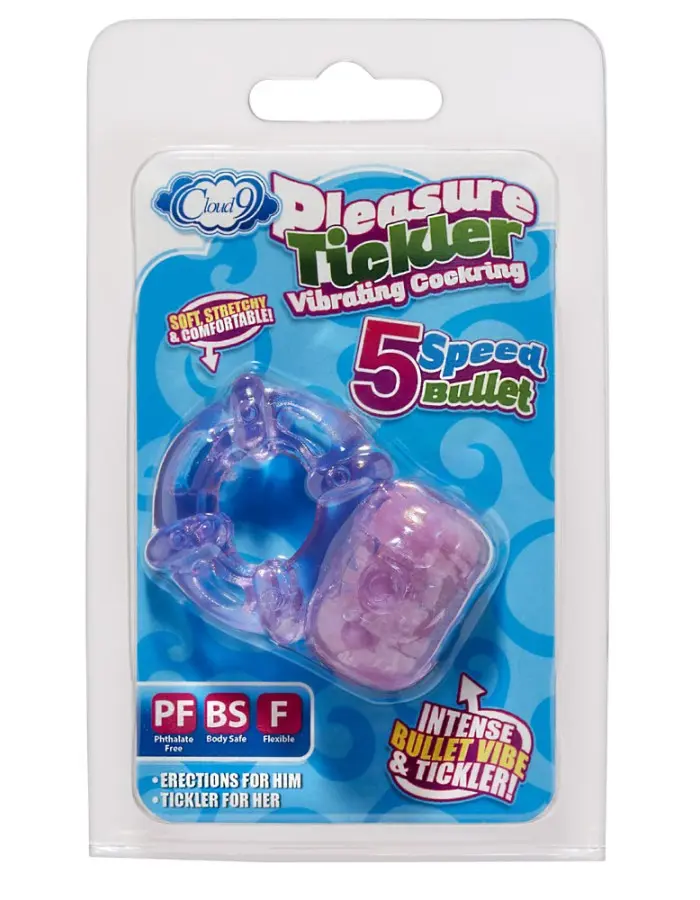 Pleasure Tickler 5 Speed Bullet - Purple