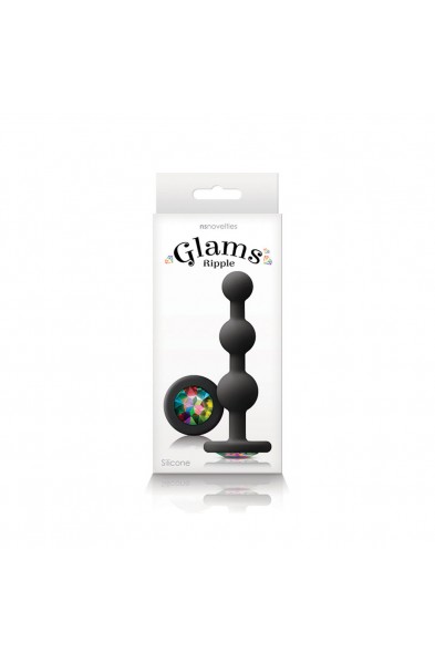 Glams - Ripple Rainbow Gem - Black