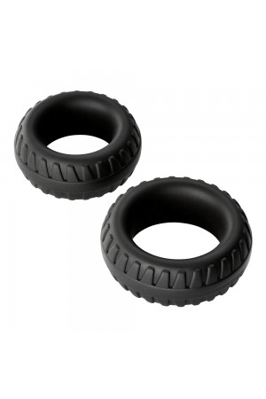 Cloud 9 Pro Rings Liquid Silicone Tires 2 Pack - Black