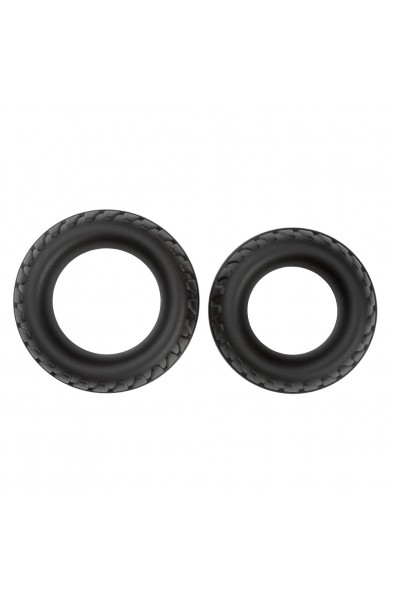 Cloud 9 Pro Rings Liquid Silicone Tires 2 Pack - Black