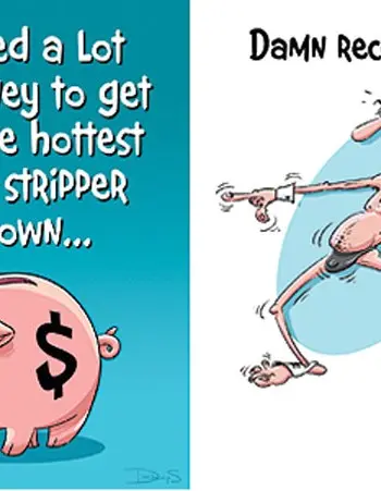 Greeting Cards 6 Pack - I Saved a Lot of Money to  Get You the Hottest Male Stripper in Town