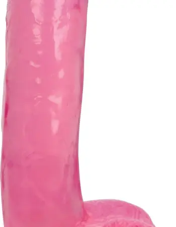 Lollicock 7 Inch Slim Stick With Balls - Cherry Ice