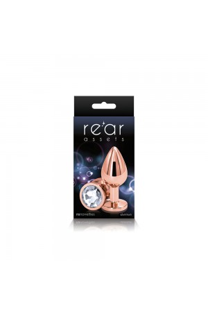 Rear Assets - Rose Gold - Medium - Clear