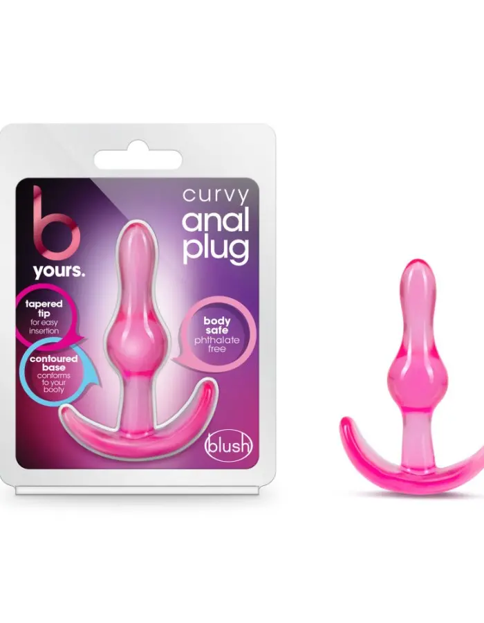 B Yours - Curvy Anal Plug - Pink