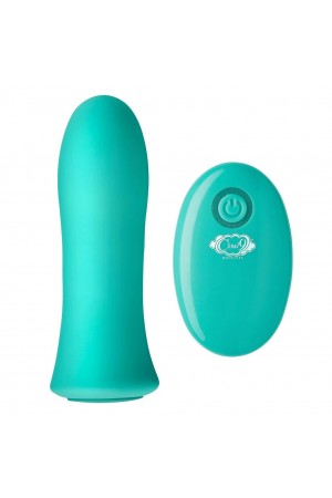 Pro Sensual Power Touch Bullet With Remote Control - Teal