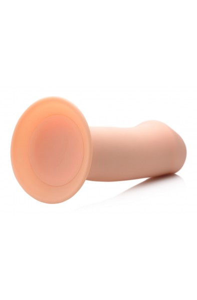 Squeezable Thick Phallic Dildo - Flesh