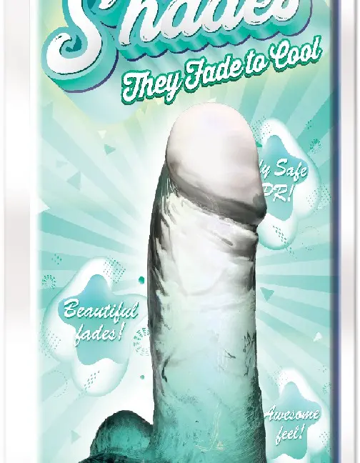 Shades - 6 Inch Gradient Dong - Emerald