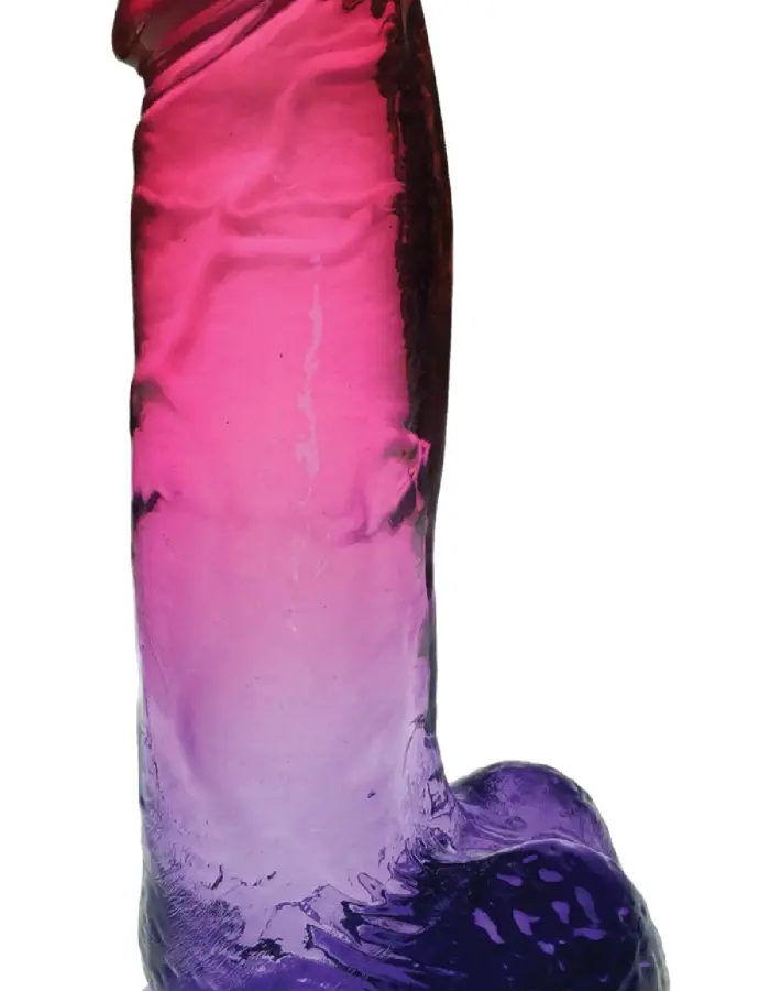 Shades - 8 Inch Gradient Dong - Pink and Plum