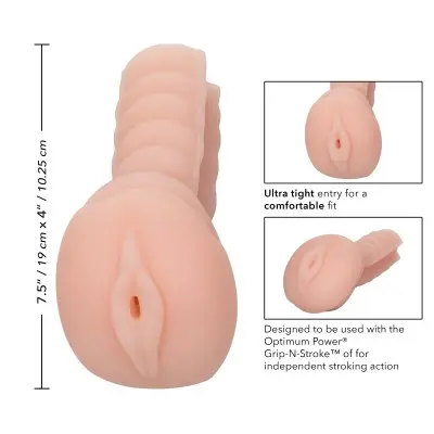 Optimum Power Grip-N-Stroke Replacement Sleeve -  Ivory