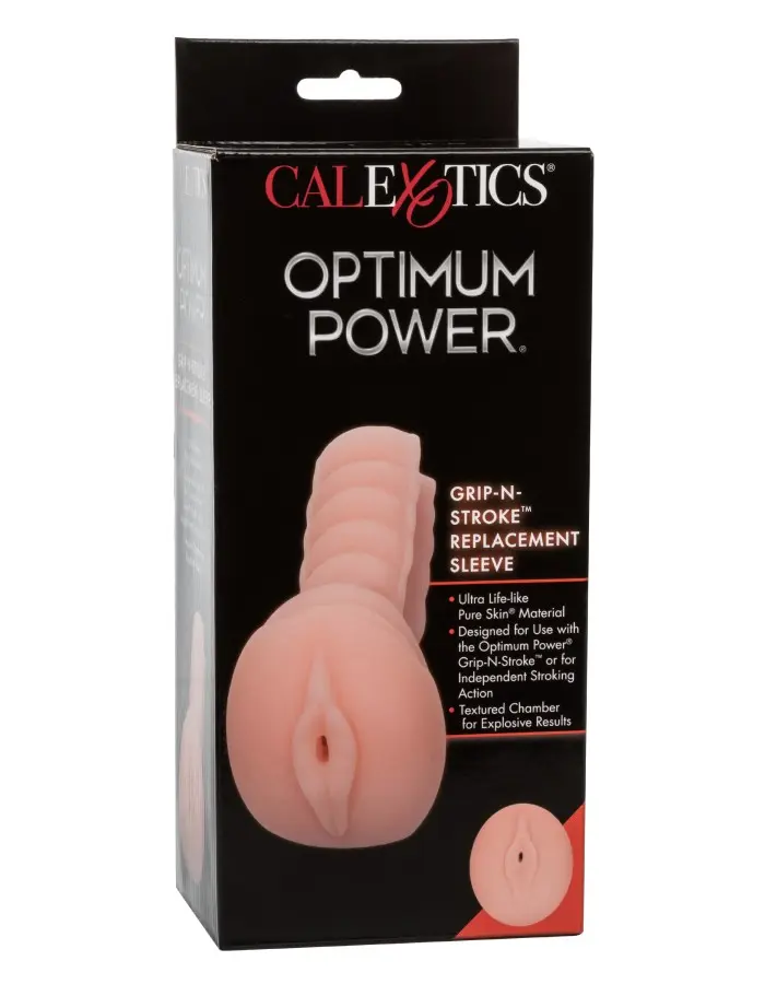 Optimum Power Grip-N-Stroke Replacement Sleeve -  Ivory