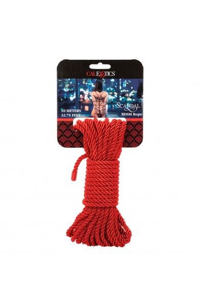 Scandal BDSM Rope 32.75ft/ 10m - Red