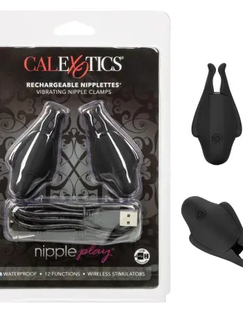 Nipple Play Rechargeable Nipplettes - Black