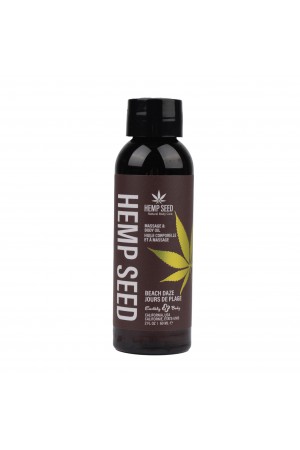 Hemp Seed Massage and Body Oil - Beach Daze 2 Fl. Oz/ 60ml