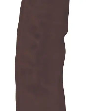 8 Inch Fleshstixxx  Silicone Dildo W/o Balls -  Chocolate