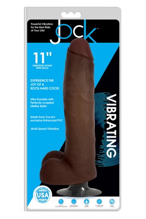 Jock 11 Inch Vibrating Dong With Balls