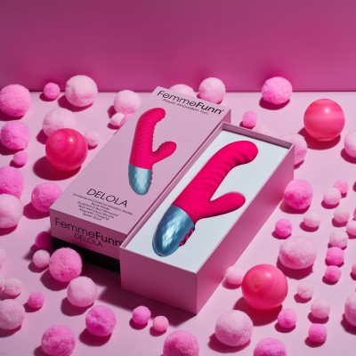 Delola Liquid Silicone Rabbit - Pink