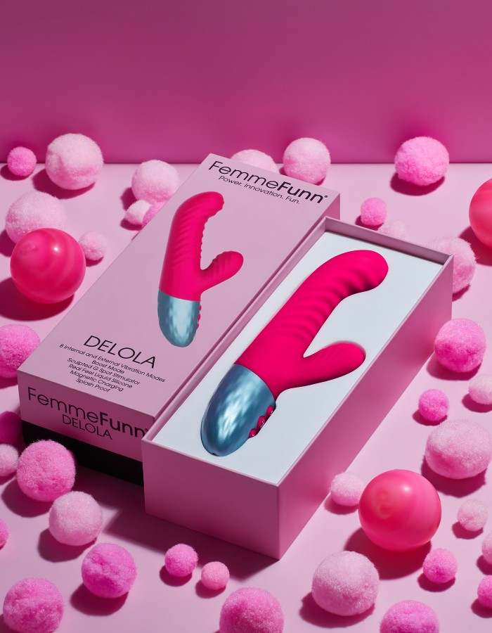 Delola Liquid Silicone Rabbit - Pink