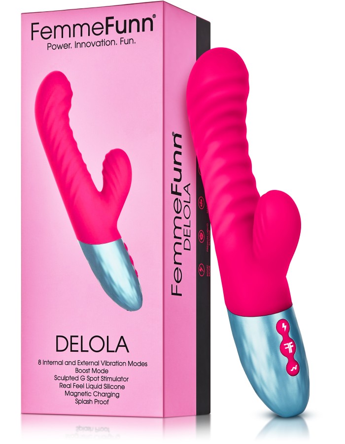 Delola Liquid Silicone Rabbit - Pink