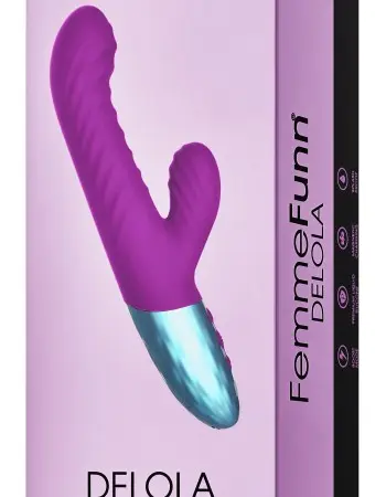 Delola Liquid Silicone Rabbit - Purple