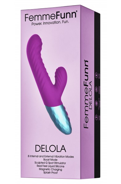 Delola Liquid Silicone Rabbit - Purple