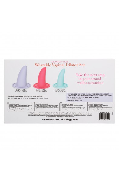 She-Ology Advanced 3-Piece Wearable Vaginal  Dilator Set