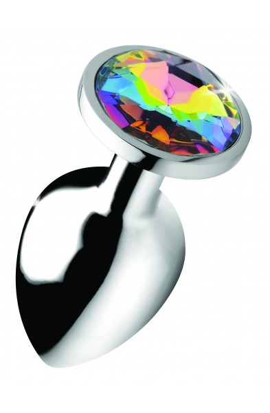 Rainbow Prism Gem Anal Plug - Large