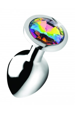 Rainbow Prism Gem Anal Plug - Medium