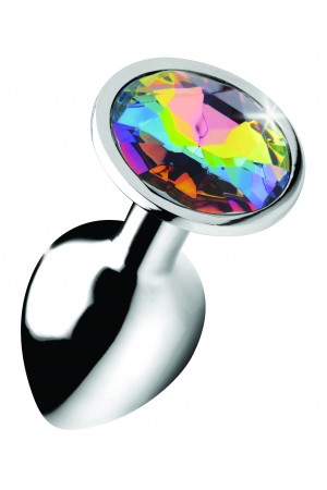 Rainbow Prism Gem Anal Plug - Small