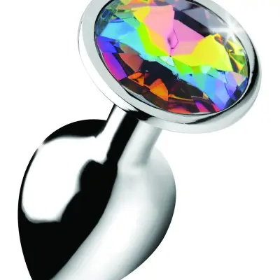 Rainbow Prism Gem Anal Plug - Small