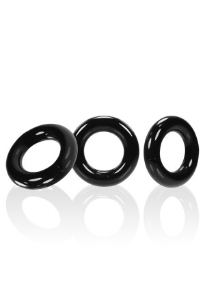 Willy Rings 3-Pack Cockrings - Black