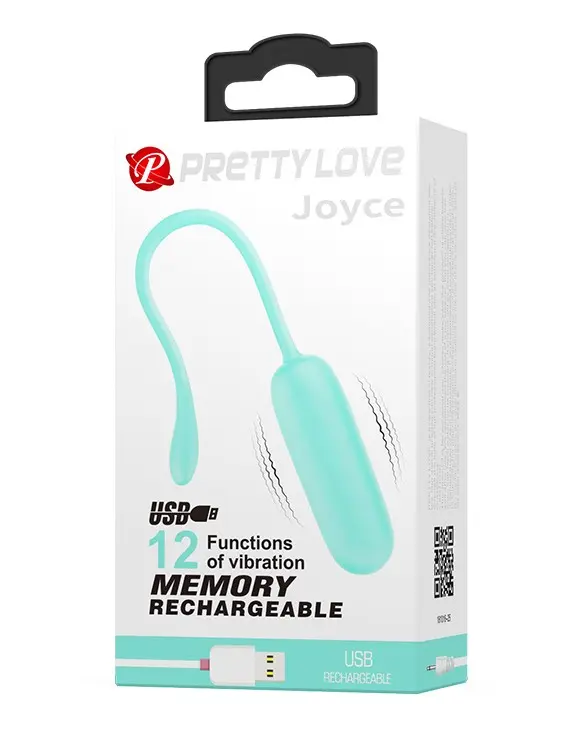 Pretty Love Joyce Vibrating Egg - Turquoise