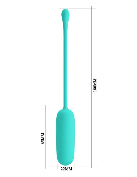 Pretty Love Joyce Vibrating Egg - Turquoise