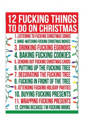 12 Fucking Things to Do on Xmas - Gift Bag