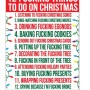 12 Fucking Things to Do on Xmas - Gift Bag