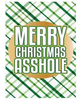 Merry Christmas Asshole Gift Bag