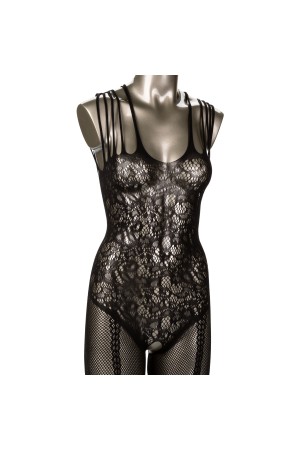 Scandal Plus Size Strappy Lace Body Suit