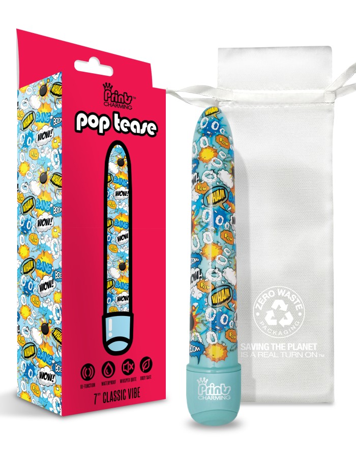 Prints Charming Pop Tease 7 Inch Classic Vibe Wham - Blue