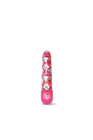 Prints Charming Pop Tease 5 Inch Mini Vibe - Kiss Me - Pink