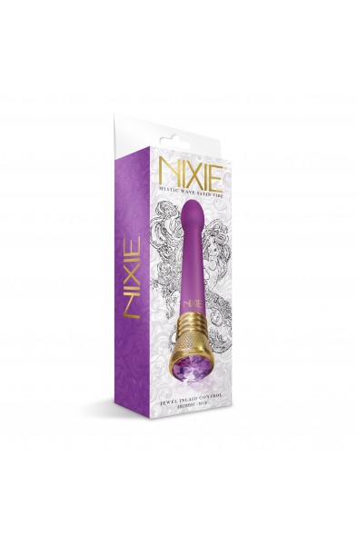 Nixie Jewel Satin Bulb Vibe 10 Function - Amethyst