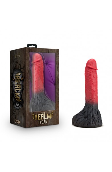 The Realm - Lycan - Lock on Werewolf Dildo - Red