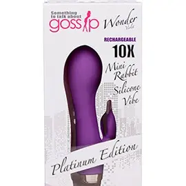 Gossip 10x Mini Rabbit Vibrator - Violet
