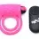 Bang - Silicone Cock Ring and Bullet With Remote Control - Pink