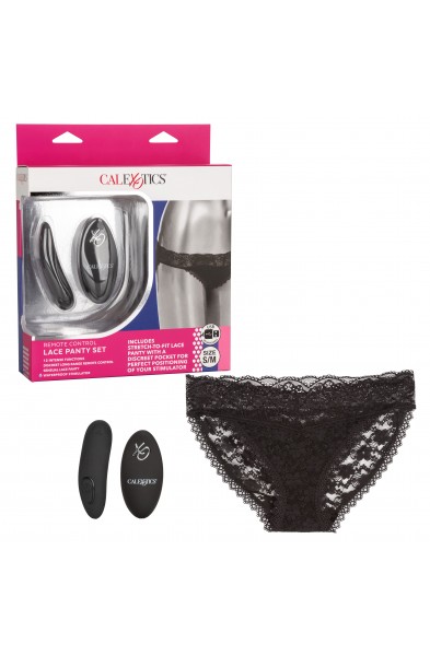 Remote Control Lace Panty Set - S/m